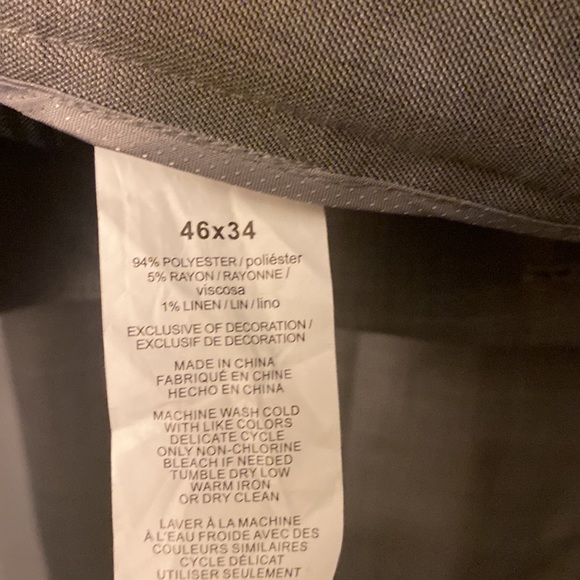 Perry Ellis vest and pants set 2xl tall pants 46x34 - Picture 5 of 6